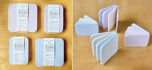 【新製品】グリッドタイプの「まるみのふせん」にニュアンスカラーが登場