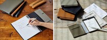 【新製品】合皮製の「テフレーヌ」リングノートとスライドメモパッド