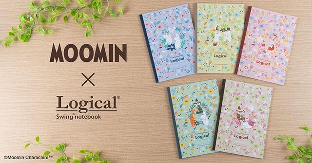 【新製品】「スイング・ロジカルノート」にムーミンの5冊パックが新発売