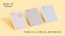 【新製品】「EDiT 手帳用紙を使ったノート」に、軽やかな紙表紙の新シリーズが登場
