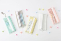 【新製品】"うっすら見える透け感"×シャーベットカラーが爽やかなペンケース