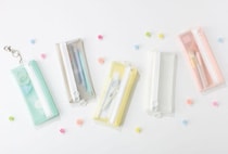 【新製品】"うっすら見える透け感"×シャーベットカラーが爽やかなペンケース