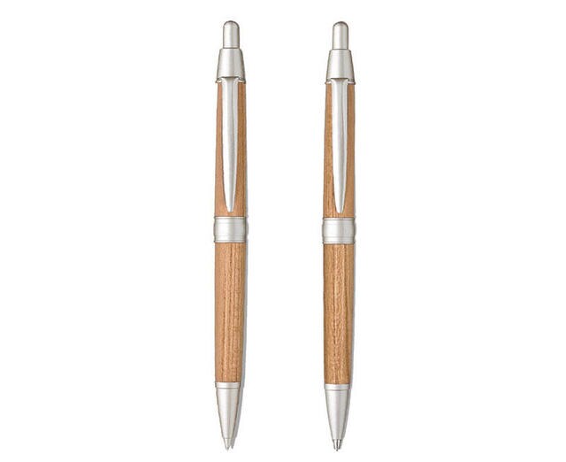 【新製品】けやきの間伐材を再利用したサステナブルな筆記具