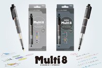 【新製品】1本で8種の芯が使えるホルダー式シャープ「Multi8」のパッケージをリニューアル