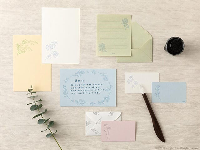 【新製品】「花色和紙」シリーズにミニレターセットなど新登場