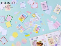 【新製品】「水性ペンで書けるマスキングテープ」にハーフカット入りの新形状