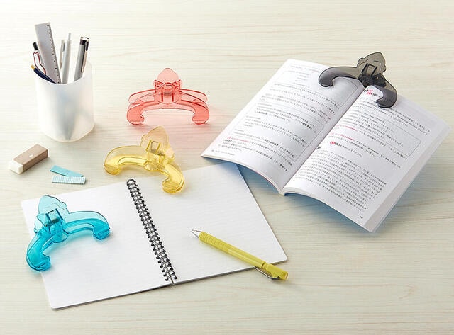 【新製品】本を見やすい角度でキープするブッククリップ