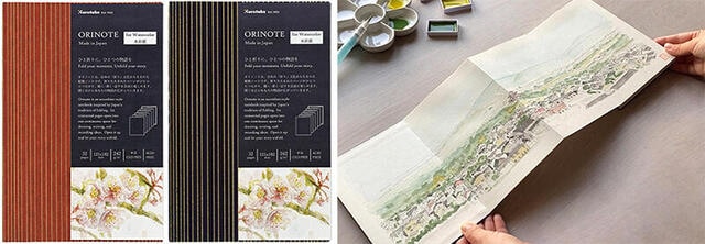 【新製品】御朱印帳から着想を得た蛇腹式「ORINOTE(オリノート)」
