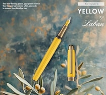 【新製品】台湾発の筆記具ブランド・Labanから「アンティークII」の新色“イエローゴールド”が登場