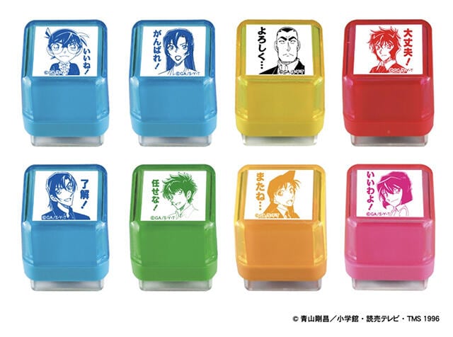 【新製品】「名探偵コナン」スタンプ第11弾！インク内蔵でポンポン押せる