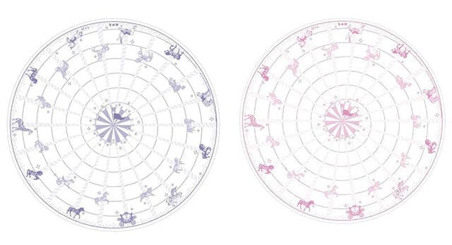 【新製品】メリーゴーランドをモチーフにした丸型原稿用紙