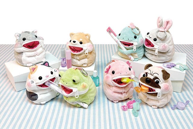【新製品】動物たちの“ぱくぱく”姿がかわいいポーチ