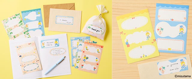 【新製品】mizutamaさんコラボ第2弾！宛名やライフログが書き込める「ちょい書きシール」