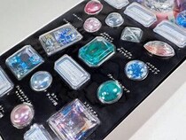 【新製品】本物の宝石写真を使用した宝石の立体シール