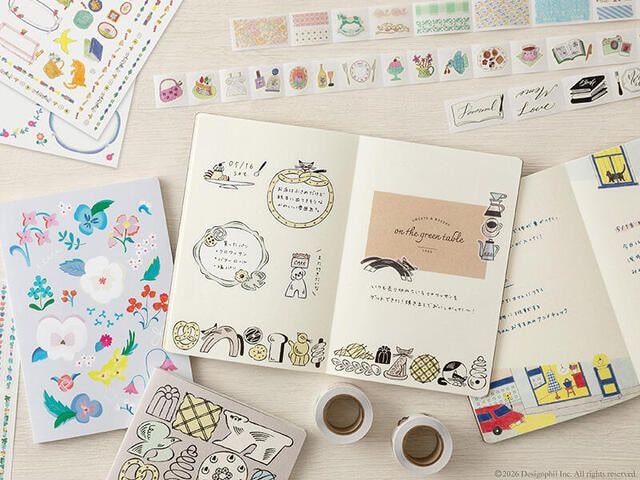 【新製品】「ゆるログ」から新アイテム!「ロールシール」も新発売