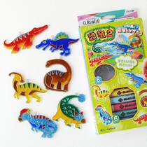 【新製品】背景ジオラマと楽しめる「グラスデコ オーナメントセット」きょうりゅう2