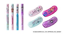 【新製品】サンリオキャラデザインの限定携帯はさみ＆テープのり