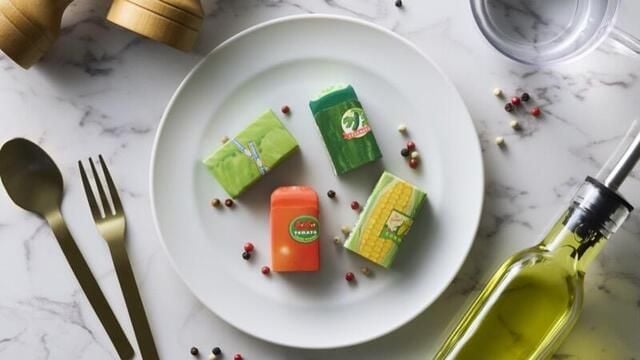 【新製品】野菜をモチーフにした「エアイン<限定>サラダ消しゴム」