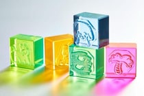 【新製品】「氷印」にカラーアクリルと3個セットを追加