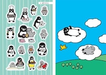 【新刊】25年間ありがとう！Suicaのペンギンのシール＆ポストカードブック全4冊発売