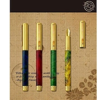 【新製品】真鍮×彩色木軸が織りなす芸術的デザインの万年筆
