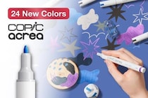 【新製品】「コピック アクレア」に新色24色登場