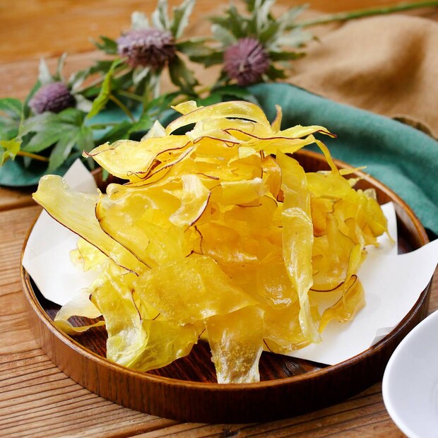 ピーラーで簡単パリパリ！さつまいもチップ