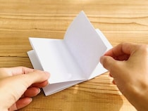 紙1枚で！ノートを手作りする方法に「30秒でできた」「子どもも喜ぶ」
