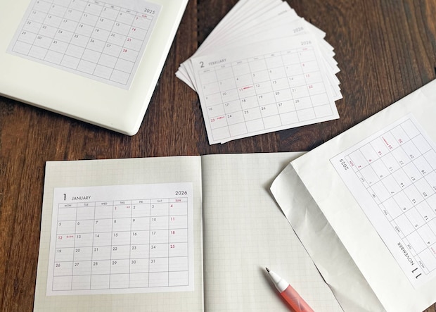 ダイソー「カレンダーシール」で叶える理想の手帳作り。使い方は無限！