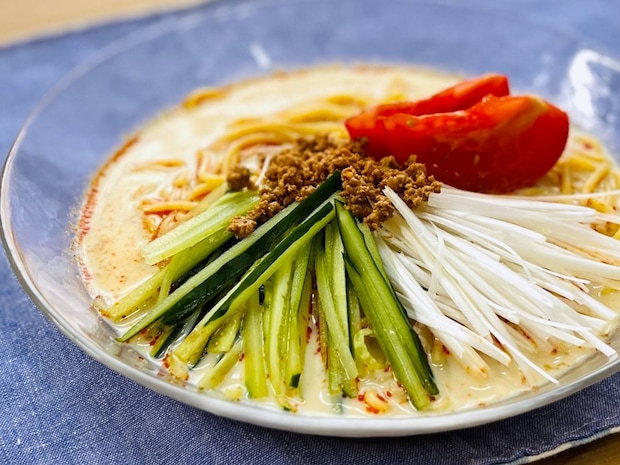 10分でお店の味！麻婆豆腐の素で作る「冷やし坦々麺」