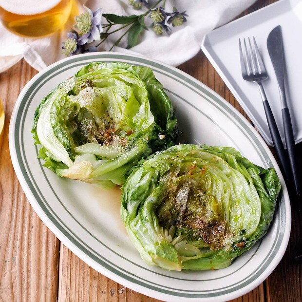 にんにく香る！レタスステーキ