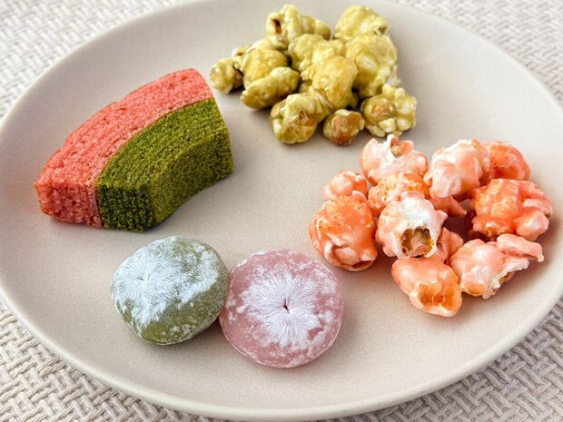 無印良品「桜と抹茶スイーツ」3種食べ比べ。バウムや大福などが勢ぞろい！