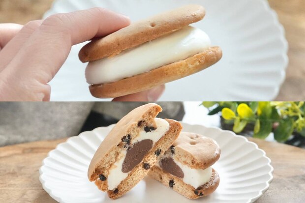 ローソンの新感覚「しっとりビスケットサンド」2種を食べ比べ!ワンハンドで食べやすい秘密とは