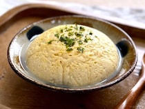 レンジで5分「たまご豆腐まん」の作り方。卵たったの1個がこうなった！