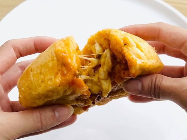 レンチン3分「手作りピザまん」の作り方。ホットケーキミックスでここまでできる！