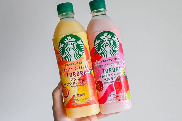 スタバのペットボトル飲料に「トロリ」誕生。フルーツ×ティー×ミルクを組み合わせた2種を飲み比べ