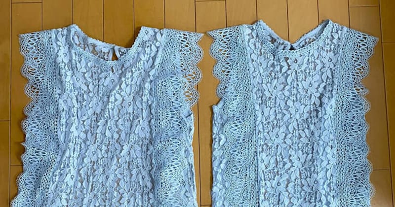 GUのブラウス→1歳娘が参列する結婚式のため、ママがリメイクしたら…… 驚きの仕上がりに「天才すぎてビビりました」