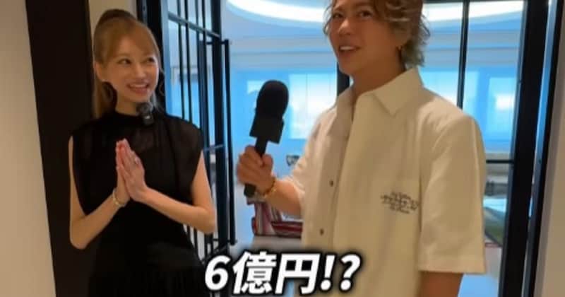 元カリスマキャバ嬢、300平米超の“お城みたいな豪邸”が「億の世界」　子どもの遊び場な広大リビング＆数百万円の調度品に同行者「何この……ホテル!?」