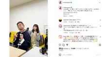 菜緒、木梨憲武との“親子”ショットが本物そのもの「顔が似てきたと言われます」　「春になったら」で共演