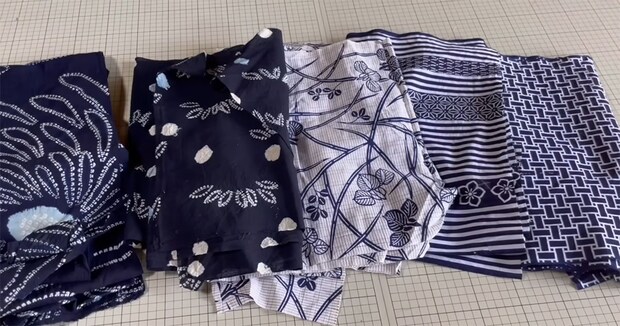 浴衣のハギレをつなぎ合わせたら…… 驚きのリメイクに「こんな使い方もあるんですね」「着心地が良さそう」「作りたい」