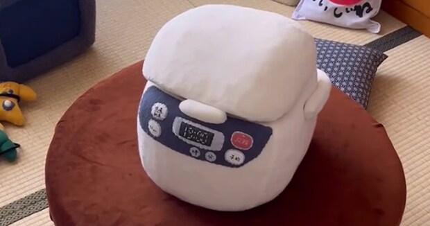 「炊飯器のぬいぐるみ」を紹介→部屋をよ～く見たら……「もー天才なんよ笑」　“衝撃の秘密”に驚がく