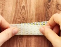 10センチ以下の“極小ハギレ”→パタパタ折って、たった5分後……「すご」「これは即保存」　完成した便利アイテムへ反響