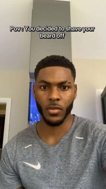 【画像】ヒゲを剃った後