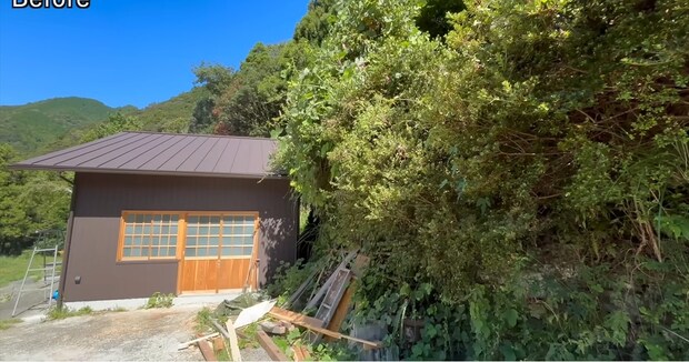 田舎に移住した5人家族、“20年放置された庭木”を刈っていくと……　驚きの光景に「見違えるようです」「惚れ惚れします」