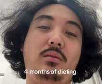 ぽっちゃり体形の男性→ダイエットを始めて4カ月後……　驚きの肉体変化を遂げた男性の減量ビフォーアフター動画が1000万再生超え【海外】