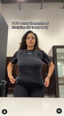 ぽっちゃり体形の女性→本気で減量を始めて12カ月後……　「なんて素晴らしい」「本当にすばらしい！」とんでもない結果に200万いいね【海外】