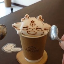 「あぁぁぁぁぁぁ」　にじさんじ「でびでび・でびる」の“ぷにっぷにラテアート”→メロメロになる人続出……　「悪魔的可愛さ」「かっわいぃぃぃ」