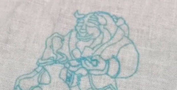 刺しゅう初心者の彼氏が、彼女のためにディズニー刺しゅうをしたら……　1カ月後の仕上がりに「素敵すぎる」「自然と涙が」