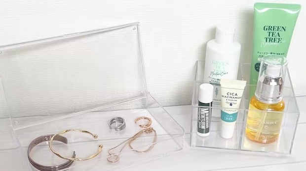 シンプルで物足りないダイソーのクリアケース→絵の具だけで……　ゴージャスな“高見えDIY”に反響「挑戦してみます」