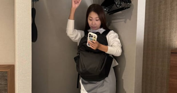 ホテルで始まった“通勤ごっこ”→女性が出会ったまさかの光景が434万表示「やべぇ超泊まりたい」「センスしかない」